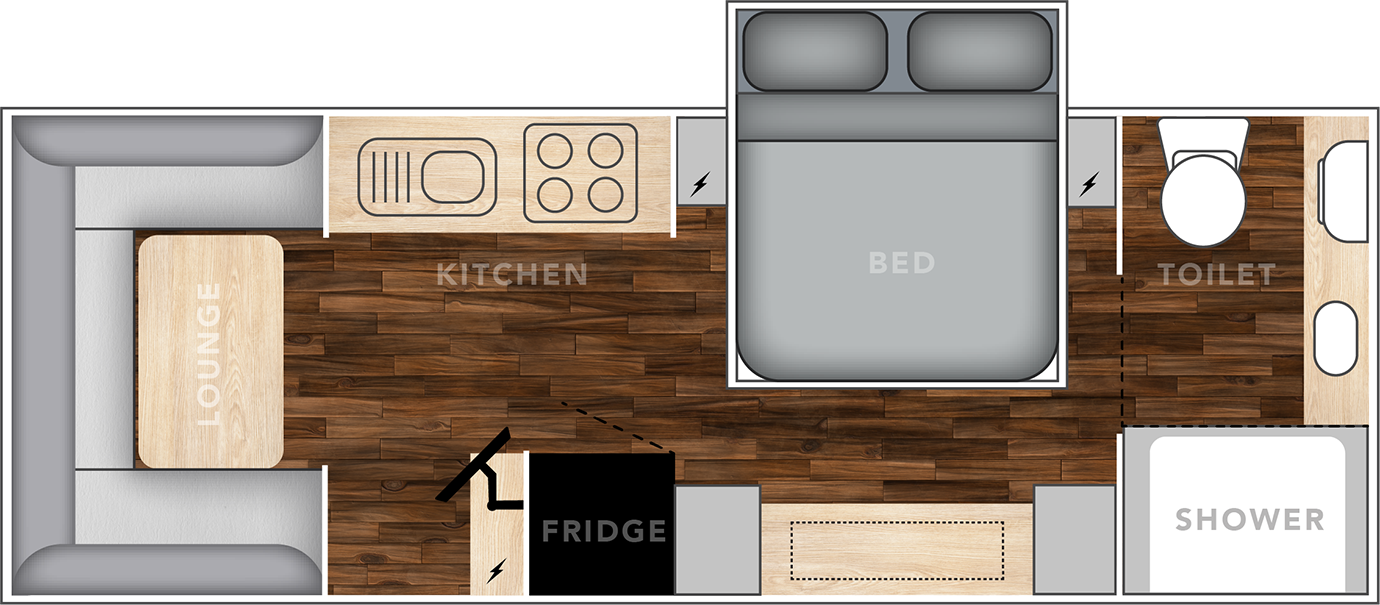 Big Red 19 Ft Ensuite Floorplan